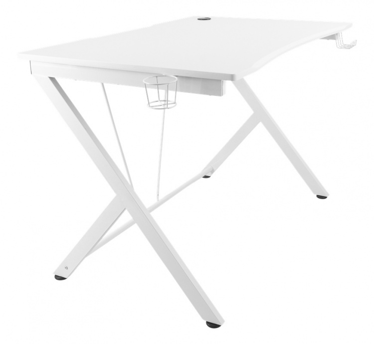 WHITE LINE WT85 Gaming desk, white