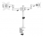 WHITE LINE WA90 Dual-monitor aluminium deskmount, 17 WHITE LINE WA90 Dual-monitor aluminium deskmount, 17