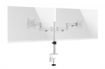 WHITE LINE WA90 Dual-monitor aluminium deskmount, 17 WHITE LINE WA90 Dual-monitor aluminium deskmount, 17