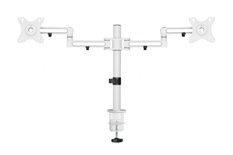 WHITE LINE WA90 Dual-monitor aluminium deskmount, 17 WHITE LINE WA90 Dual-monitor aluminium deskmount, 17