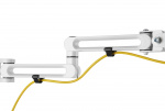 WHITE LINE WA90 Dual-monitor aluminium deskmount, 17 WHITE LINE WA90 Dual-monitor aluminium deskmount, 17