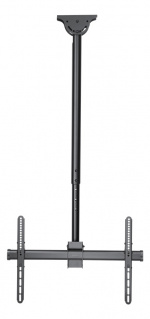DELTACO Office Telescopic Single TV Ceiling,1060mm-1560mm,50kg,37