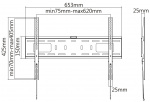 DELTACO, heavy duty fixed wall, 37 DELTACO, heavy duty fixed wall, 37