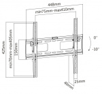DELTACO, heavy-duty tilt wall, 32 DELTACO, heavy-duty tilt wall, 32