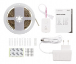 DELTACO SMART HOME LED-list, RGB, 2700K-6500K, 3m, WiFi 2,4GHz, vit DELTACO SMART HOME LED-list, RGB, 2700K-6500K, 3m, WiFi 2,4GHz, vit