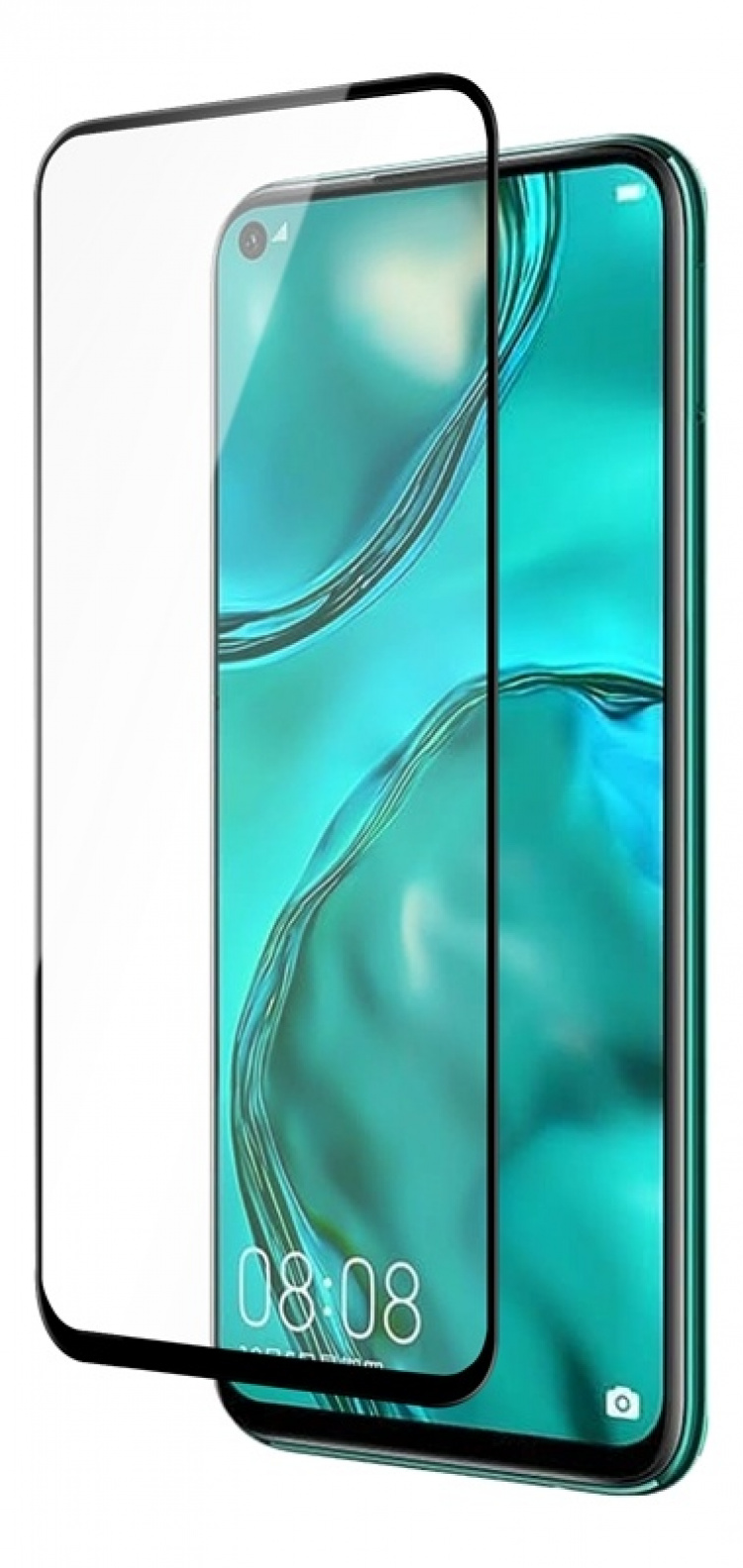 DELTACO screen protector for Huawei P40 Lite, 2.5D glass, full screen DELTACO screen protector for Huawei P40 Lite, 2.5D glass, full screen