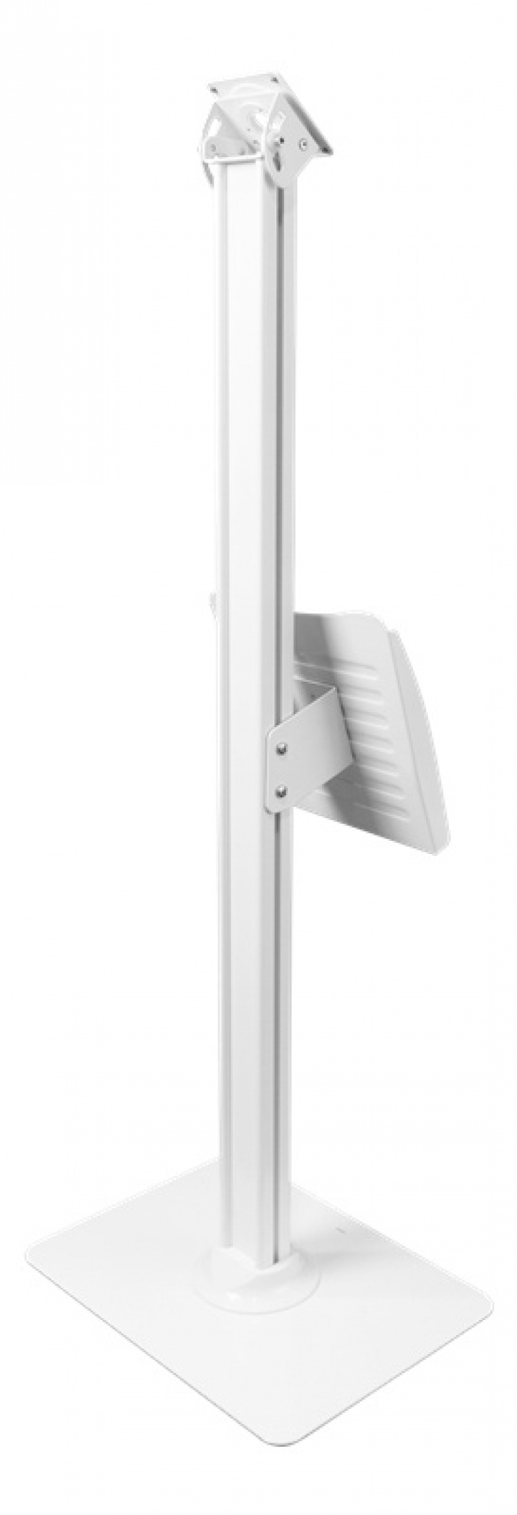 DELTACO Office Floor stand with brochure stand VESA 75x75, 100x100 Whi