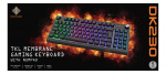 DELTACO GAMING DK230 TKL membrane gaming keyboard, RGB, black