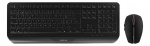 CHERRY Gentix Desktop Wireless keyboard and mouse combo kit, black