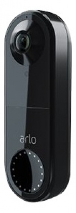 Arlo Wired Video Doorbell - HD-video Black