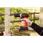 BLACK+DECKER Borr-/skruvdragare med 18V Lithium-ion 1,5AH