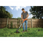 BLACK+DECKER Grästrimmer 18V 25cm 2AH Batteri ingår