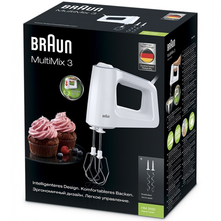 Braun Elvisp 500w Vit HM3100WH