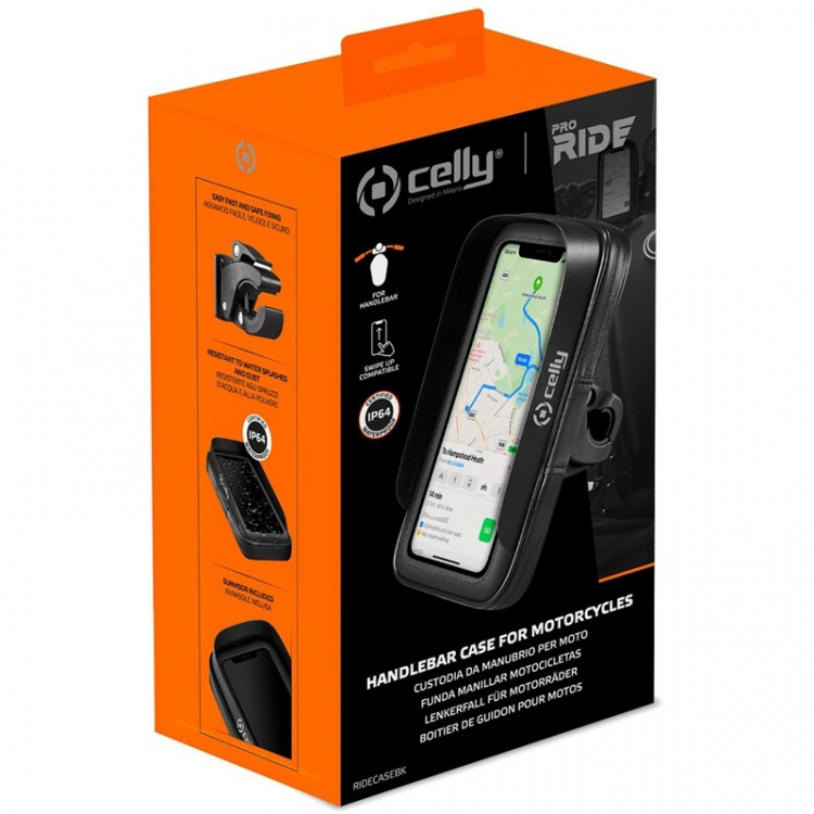 Celly Mobilhållare för motorcykel IP64 Vattentålig