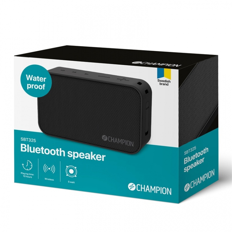Champion Trådlös Högtalare 5W SBT325 Champion Trådlös Högtalare 5W SBT325