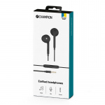 Champion EarBud headphones 3.5mm Black