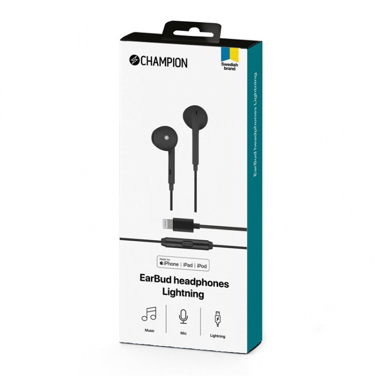 Champion EarBud headphones Lightning