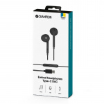 Champion EarBud headphones USB-C DAC Black Champion EarBud headphones USB-C DAC Black
