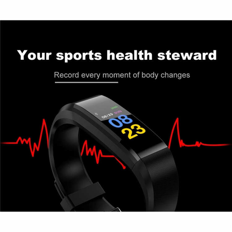 Denver Fitnessband med hjärtfrekvens-monitor