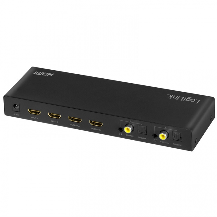 LogiLink HDMI Matrix-switch 4K/60Hz ARC HDCP HDR CEC LogiLink HDMI Matrix-switch 4K/60Hz ARC HDCP HDR CEC