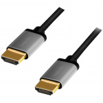 LogiLink HDMI-kabel 2.0 Premium High Speed HDMI 4K/60Hz Alu 3m
