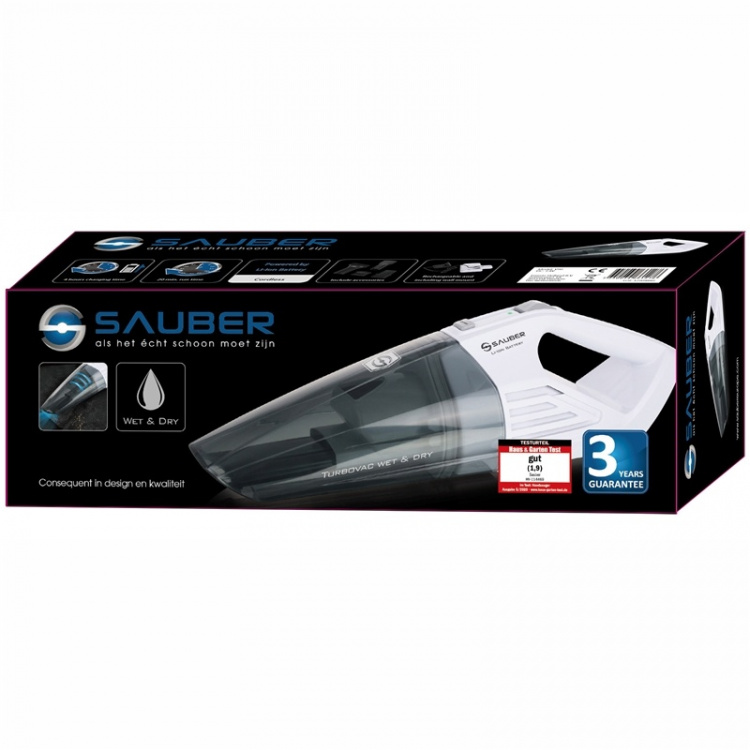 Sauber Handdammsugare Wet&Dry Li-ion
