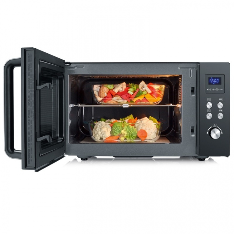 Severin Mikrovågsugn 25L 900W bottenplatta i glaskeramik MW7763 Severin Mikrovågsugn 25L 900W bottenplatta i glaskeramik MW7763