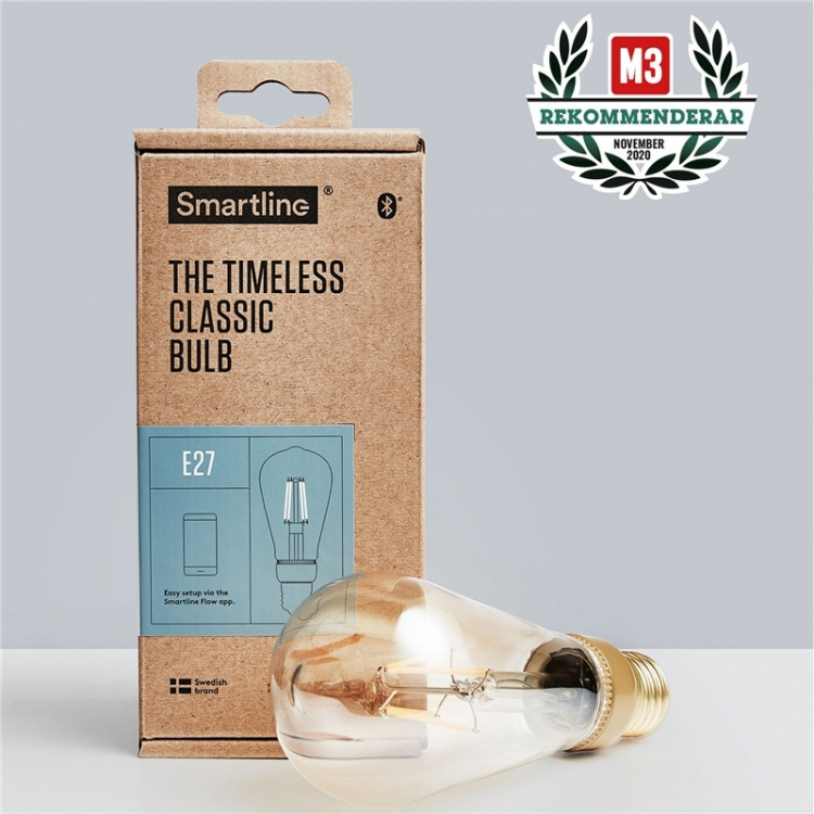 Smartline Filament LED-lampa E27 Edison