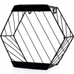 Smartwares Solcellsdriven LED-vägglampa med hylla för krukväxt