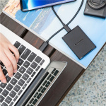 Transcend Portabel SSD ESD270C USB-C 500GB (R520/W460) Svart