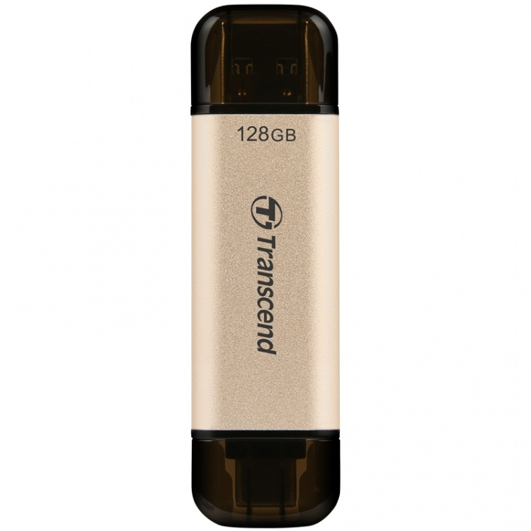 Transcend USB-minne JF930C 2-i-1 (USB3.2/USB-C) 128GB