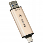Transcend USB-minne JF930C 2-i-1 (USB3.2/USB-C) 256GB