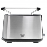Adler Brödrost 900W, Silver