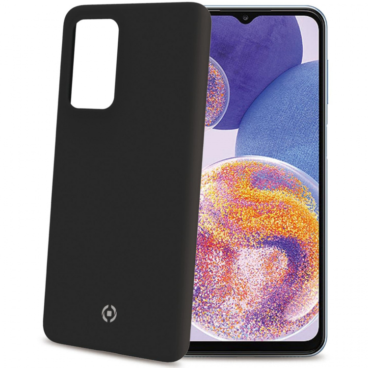Celly Cromo Soft rubber case Galaxy A23 Svart Celly Cromo Soft rubber case Galaxy A23 Svart