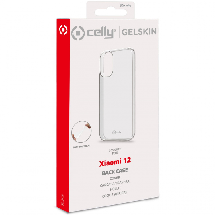 Celly Gelskin TPU Cover Xiaomi 12 Transparent