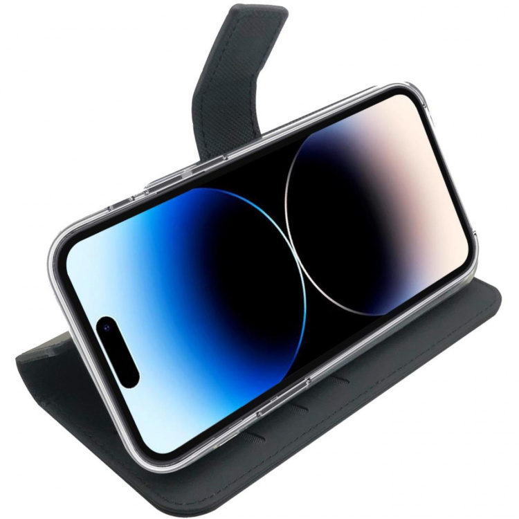 Celly Wallet Case iPhone 14 Pro Svart Celly Wallet Case iPhone 14 Pro Svart