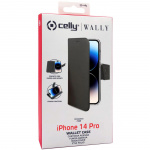 Celly Wallet Case iPhone 14 Pro Svart Celly Wallet Case iPhone 14 Pro Svart