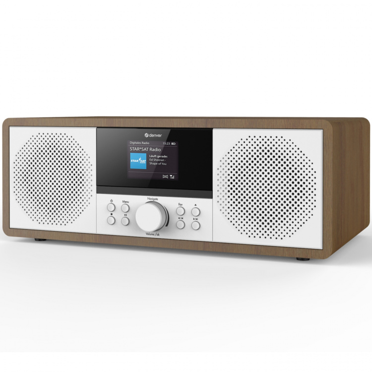 Denver Musik-anläggning Trä CD/Internet-radio AUX
