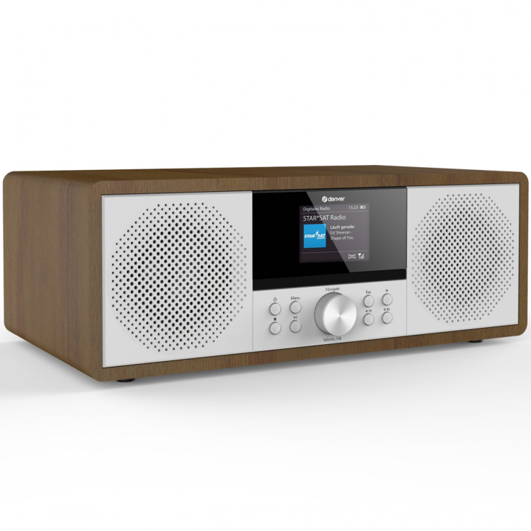 Denver Musik-anläggning Trä CD/Internet-radio AUX
