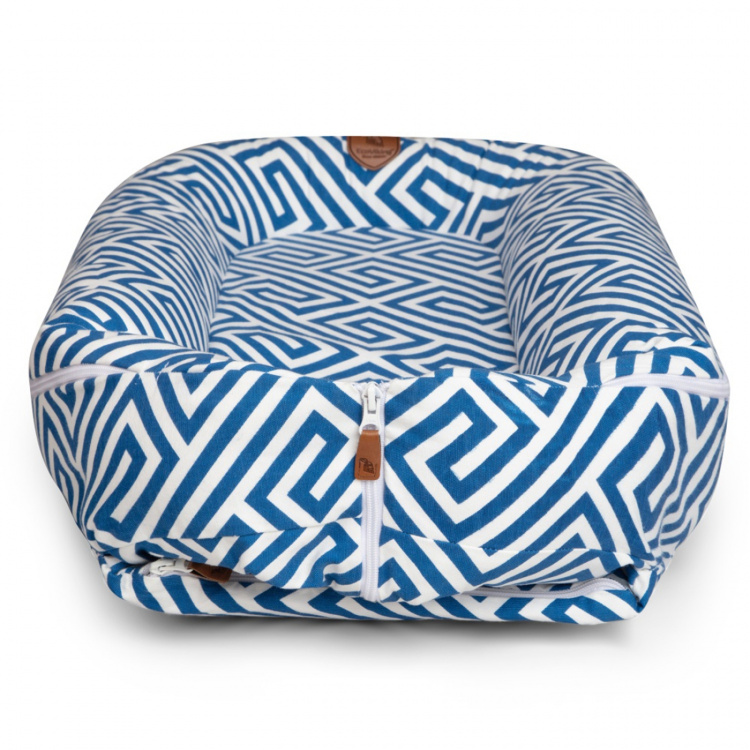 EcoViking Överdrag babynest Ancient Blue