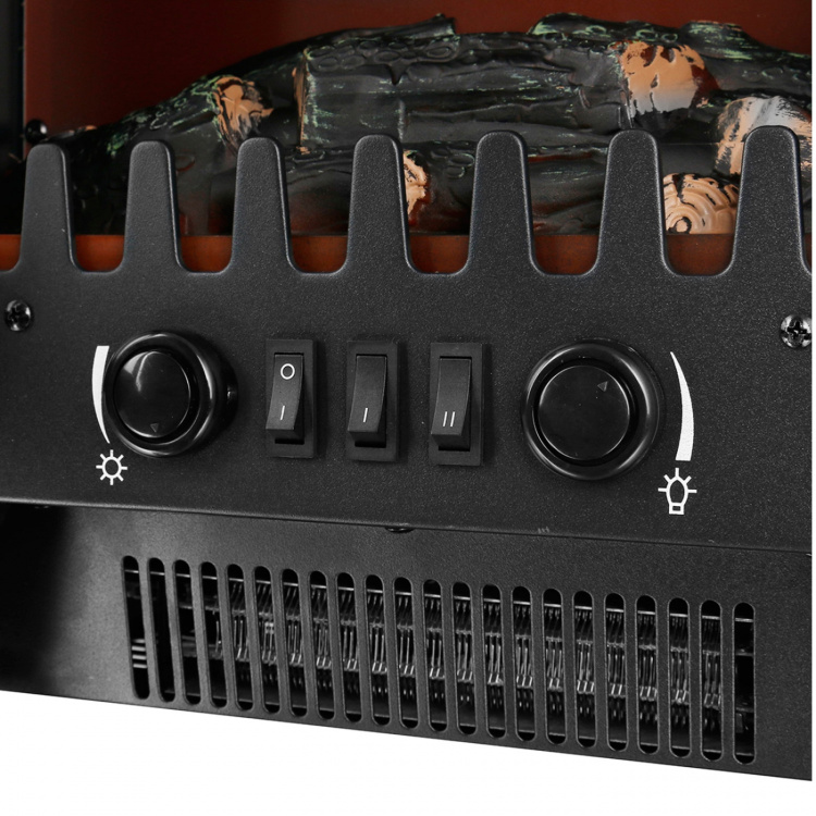 Emerio Dekorationsbrasa Värmefläkt 1850W FP-121933