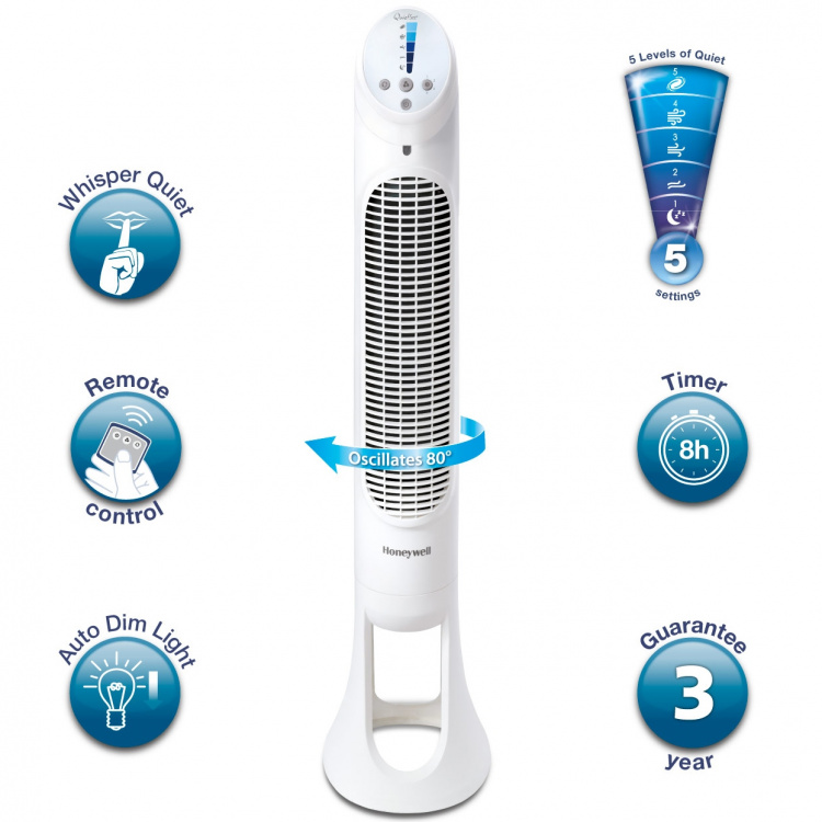 Honeywell Tornfläkt Quiet Oscilating HYF260E4