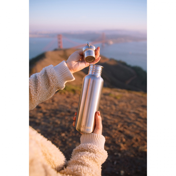 Klean Kanteen Reflect 800ml (w/Bamboo Cap)Mirrored Stainles