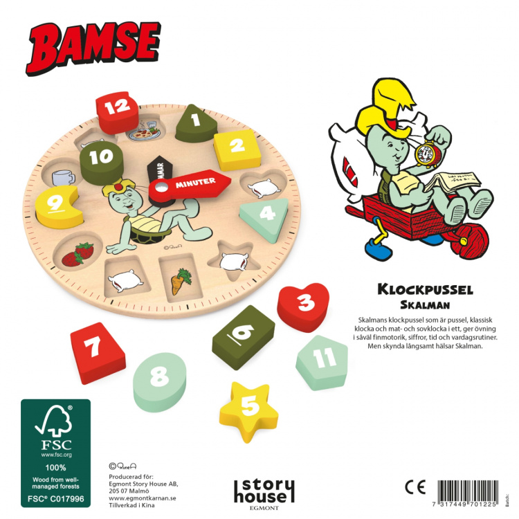 Kärnan Skalmans mat- och sovklocka