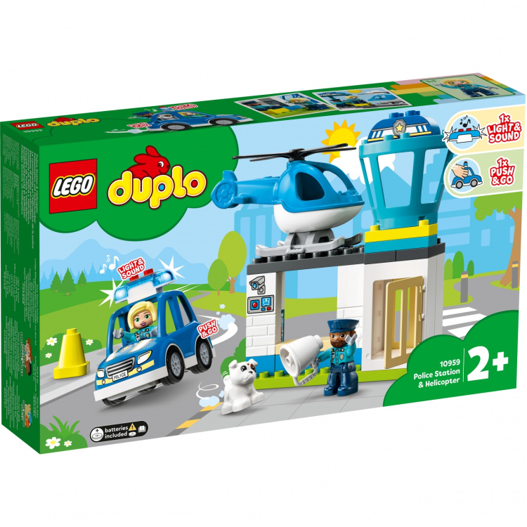LEGO Duplo - Polisstation & Helikopter 10959