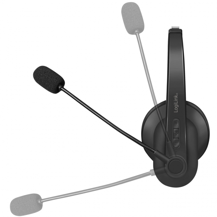 LogiLink Bluetooth-headset Mono inkl laddställ LogiLink Bluetooth-headset Mono inkl laddställ