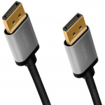 LogiLink DisplayPort-kabel 4K/60Hz Aluminium 1m LogiLink DisplayPort-kabel 4K/60Hz Aluminium 1m