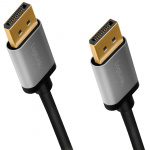 LogiLink DisplayPort-kabel 4K/60Hz Aluminium 2m LogiLink DisplayPort-kabel 4K/60Hz Aluminium 2m