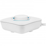 LogiLink Grenuttag 4+2-vägs med fotströmbrytare Vit