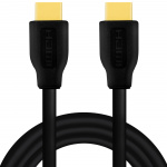 LogiLink HDMI-kabel 2.0 Premium High Speed 4K/60Hz Svart 1m